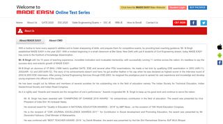 
                            8. Online GATE 2020 Test Series about CMD MADE EASY