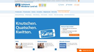 
                            1. Online-Geschäftsstelle - Volksbank Mindener Land eG