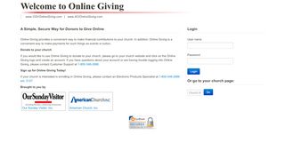 
                            11. Online Giving