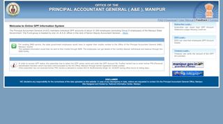 
                            10. Online GPF Information System, AG Manipur