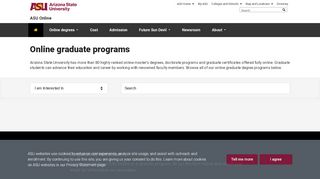 
                            6. Online graduate programs | ASU Online