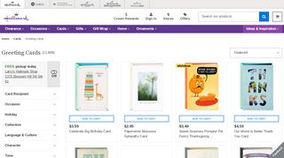 
                            2. Online Greeting Cards and ECards | Hallmark