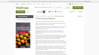 
                            4. Online Grocery Delivery | Free Grocery Delivery ... - Waitrose