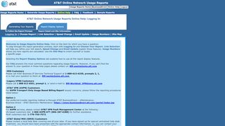 
                            9. Online Help: Logging In - Usage Reports Home
