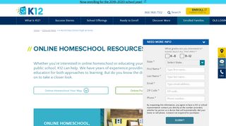 
                            5. Online Homeschool Alternative Programs | K12