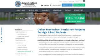 
                            5. Online Homeschool Curriculum Program - James …