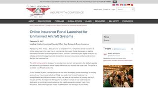 
                            7. Online Insurance Portal Launched for Unmanned ... - Global Aerospace