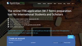 
                            6. Online ITIN Application » Preparation Tool by Sprintax