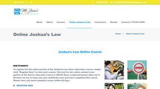 
                            4. Online Joshua’s Law