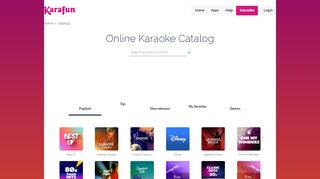 
                            1. Online karaoke | KaraFun