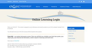 
                            4. Online Learning Login – Chattahoochee Valley Community College