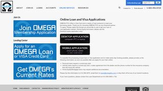 
                            5. Online Loan and Visa Applications - OMEGA FCU