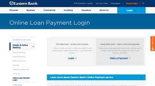 
                            7. Online Loan Payment Login | Eastern Bank