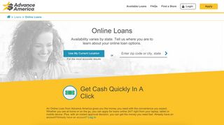 
                            2. Online Loans | Advance America