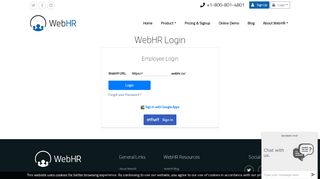 
                            1. Online Login - WebHR