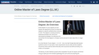 
                            4. Online Master's Degree in Law | USNews.com
