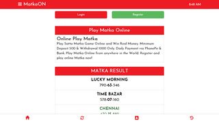 
                            4. Online Matka | Play Matka Online | Online Satta Play - MatkaON