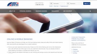 
                            3. Online & Mobile Banking | ABC Bank