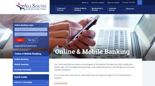 
                            2. Online & Mobile Banking | AllSouth Federal Credit Union