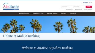 
                            7. Online & Mobile Banking | AltaPacific Bank