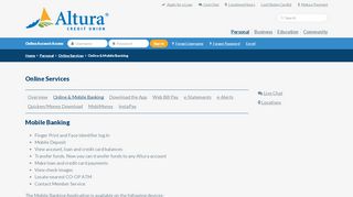 
                            5. Online & Mobile Banking — Altura Credit Union