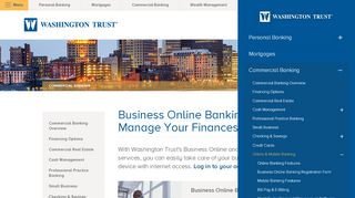 
                            3. Online & Mobile Banking at Washington Trust