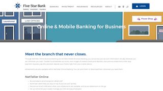 
                            2. Online & Mobile Banking for Business › Five Star Bank