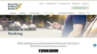 
                            8. Online & Mobile Banking | Security Federal Bank | Aiken ...