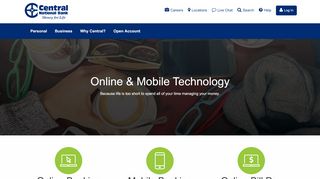 
                            4. Online & Mobile | Central National Bank