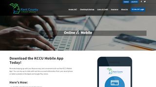 
                            3. Online & Mobile | Kent County Credit Union