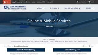
                            2. Online & Mobile Services