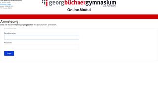 
                            9. Online-Modul des GBG Winnenden - Login