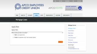 
                            7. Online Mortgage Center – APCO Credit Union - Apply Now