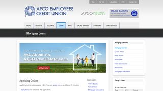 
                            9. Online Mortgage Center – APCO Credit Union