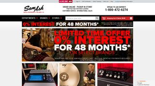 
                            2. Online Music Store, Guitars, Drums, Amps, DJ Equipment ...