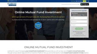 
                            6. Online Mutual Funds Investment in India | Karvy Online