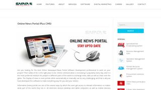 
                            2. Online News portal (plus CMS) – Safara IT Ltd