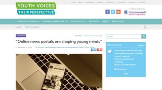 
                            4. “Online news portals are shaping young minds” | YourCommonwealth