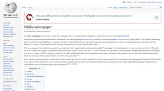 
                            9. Online newspaper - Wikipedia