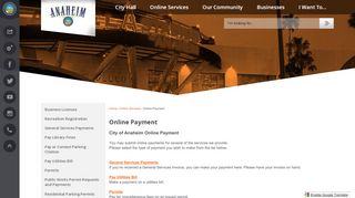 
                            2. Online Payment | Anaheim, CA - Official Website - Anaheim.net