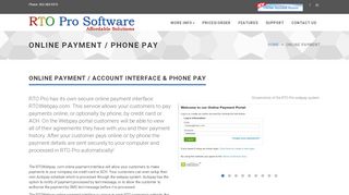 
                            2. Online Payments - RTO Pro Software