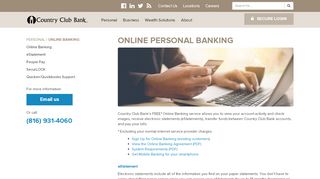 
                            2. Online Personal Banking - About CCB Financial