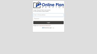 
                            9. Online Plan Service - Login