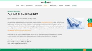 
                            1. Online Planauskunft : AVU Netz