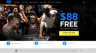 
                            1. Online Poker | £20 No Deposit Bonus | 888 Poker