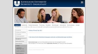 
                            5. Online-Portal der KU - Katholische Universität Eichstätt ...