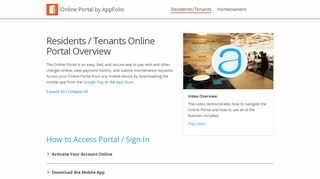 
                            7. Online Portal Overview | AppFolio Property Manager