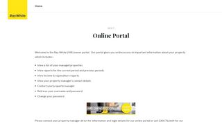 
                            5. Online Portal - Rent - Ray White IMS