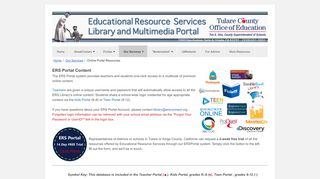 
                            2. Online Portal Resources