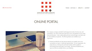 
                            9. ONLINE PORTAL — Susan Matlack Jones and Associates LLC